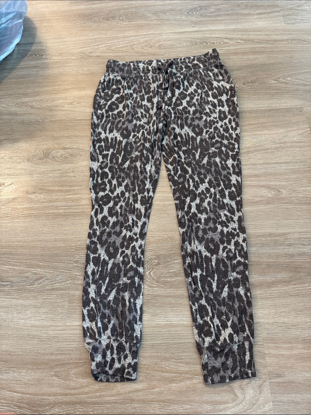 bp Brown Leopard Print Jogger Pants